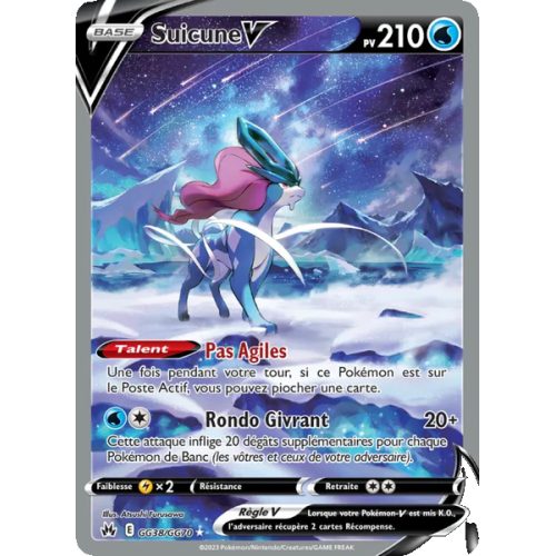 Suicune V - GG38/159 - Ultra Rare - Zénith Suprême