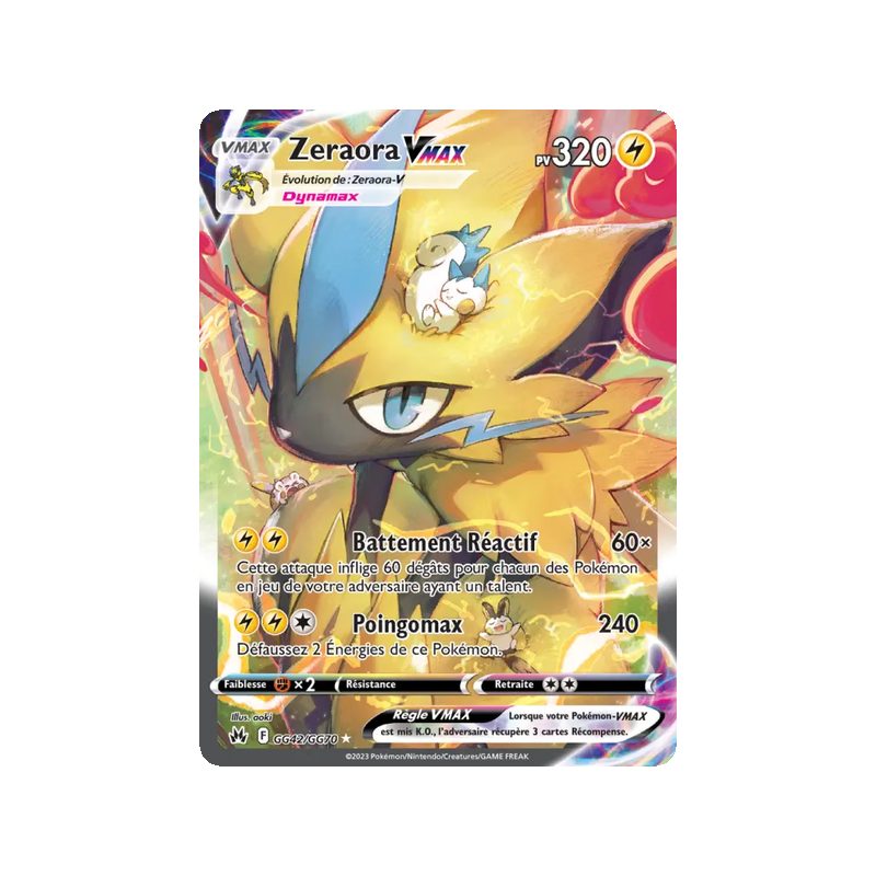 Zeraora VMAX - GG42/159 - Ultra Rare - Zénith Suprême