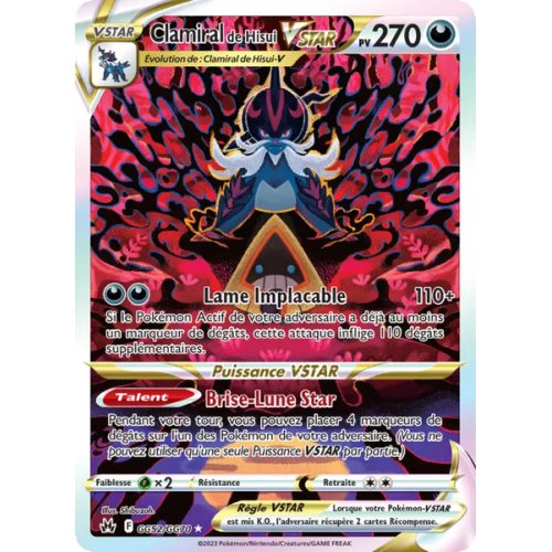 Clamiral de Hisui VSTAR - GG52/159 - Ultra Rare - Zénith Suprême