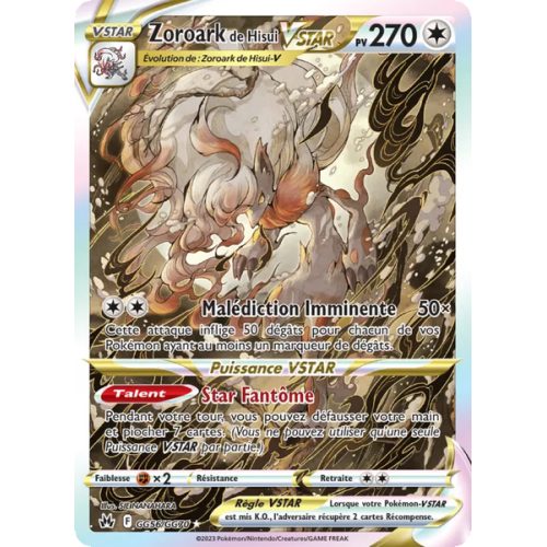 Zoroark de Hisui VSTAR - GG56/159 - Ultra Rare - Zénith Suprême