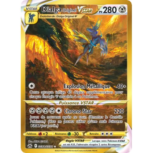 Dialga Originel VSTAR - GG68/159 - Ultra Rare - Zénith Suprême