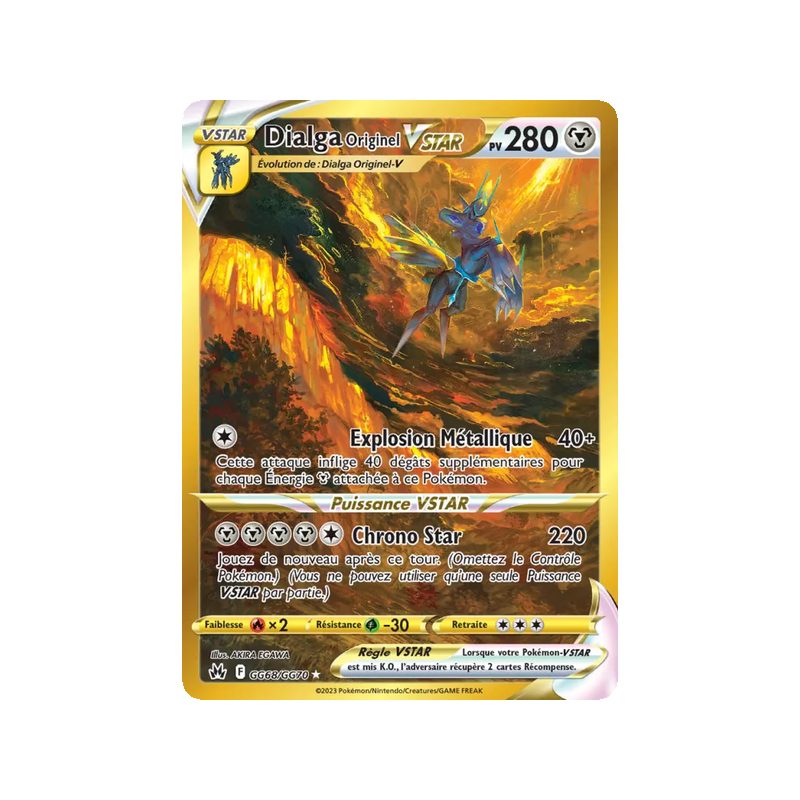 Dialga Originel VSTAR - GG68/159 - Ultra Rare - Zénith Suprême