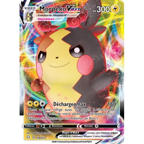 Morpeko VMAX - 38/72 - Holo Rare VMAX - Destinées Radieuses