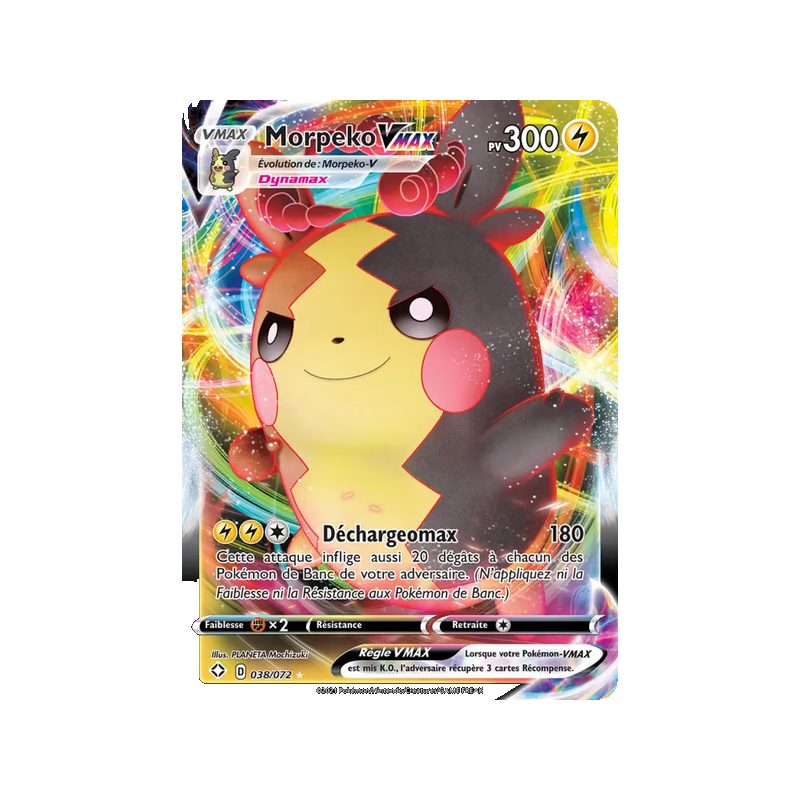Morpeko VMAX - 38/72 - Holo Rare VMAX - Destinées Radieuses