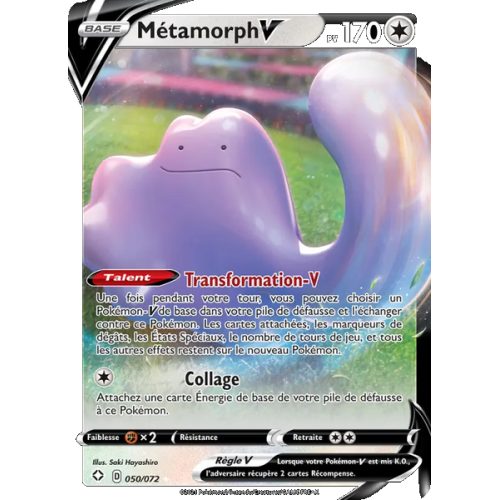 Métamorph V - 50/72 - Holo Rare V - Destinées Radieuses