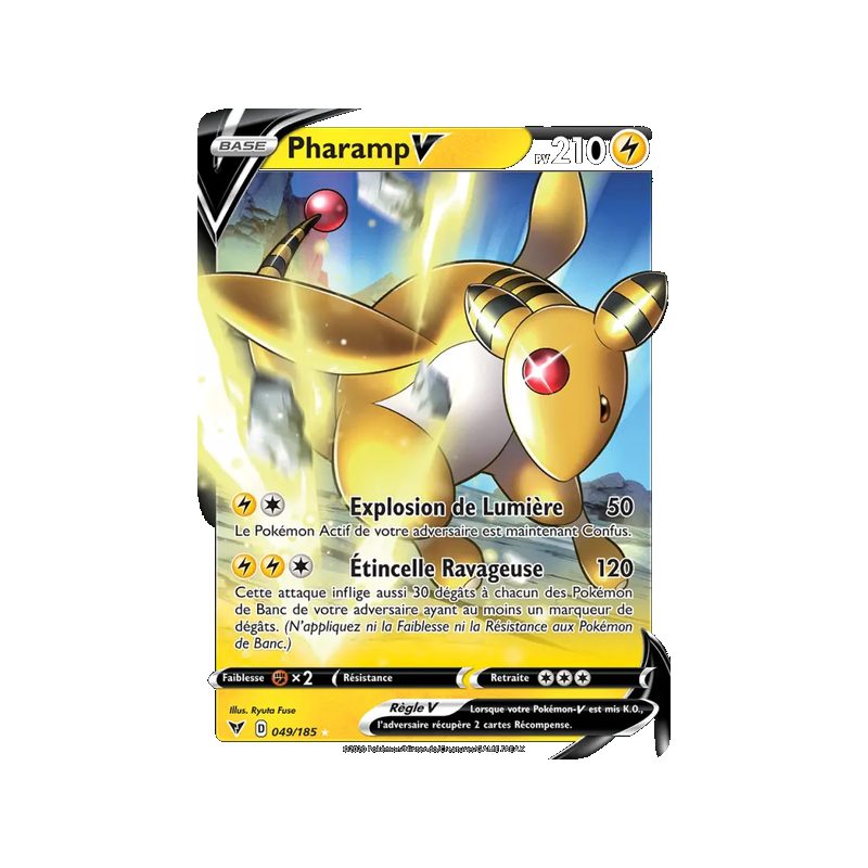 Pharamp V - 49/185 - Holo Rare V - Voltage Éclatant