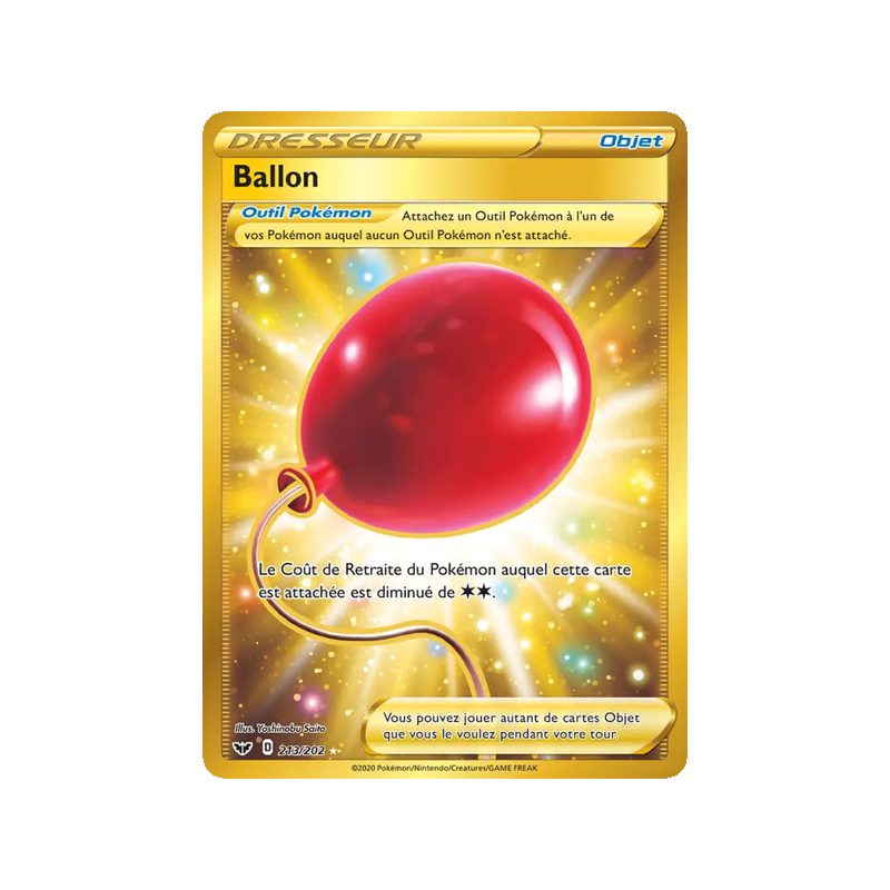 Ballon - 213/202 - Ultra Rare - Épée et Bouclier