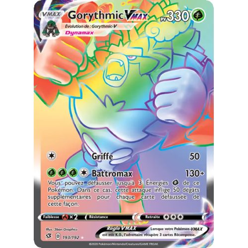 Gorythmic VMAX - 193/192 - Ultra Rare - Clash des Rebelles