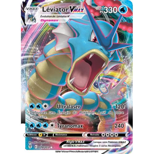 Léviator VMAX - 29/203 - Holo Rare VMAX - Évolution Céleste