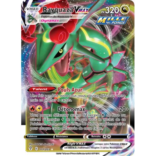 Rayquaza VMAX - 111/203 - Holo Rare VMAX - Évolution Céleste