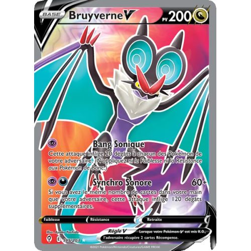 Bruyverne V - 195/203 - Ultra Rare - Évolution Céleste