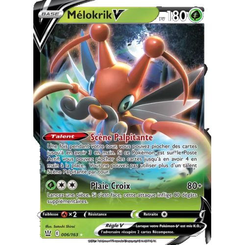 Mélokrik V - 6/163 - Holo Rare V - Styles de combat