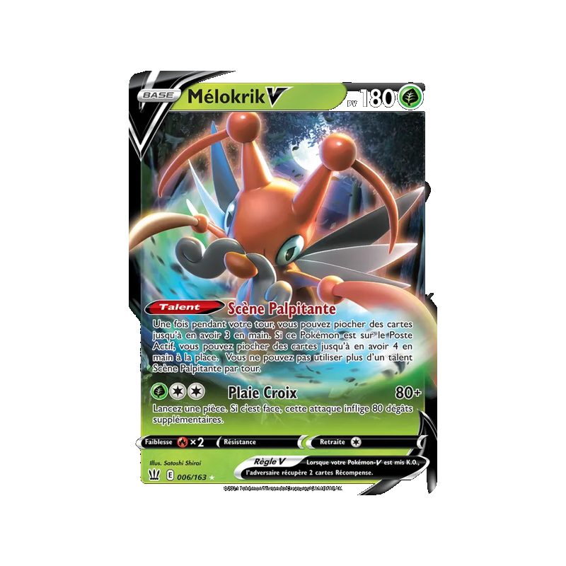 Mélokrik V - 6/163 - Holo Rare V - Styles de combat