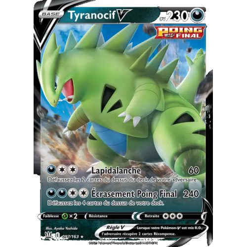 Tyranocif V - 97/163 - Holo Rare V - Styles de combat