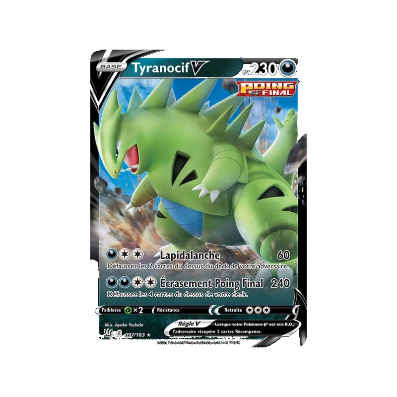 Tyranocif V - 97/163 - Holo Rare V - Styles de combat