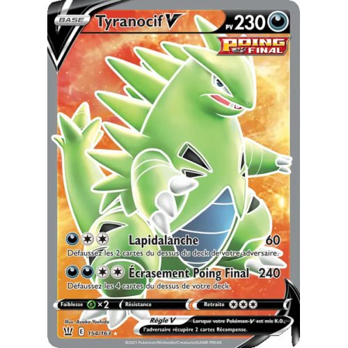 Tyranocif V - 154/163 - Ultra Rare - Styles de combat