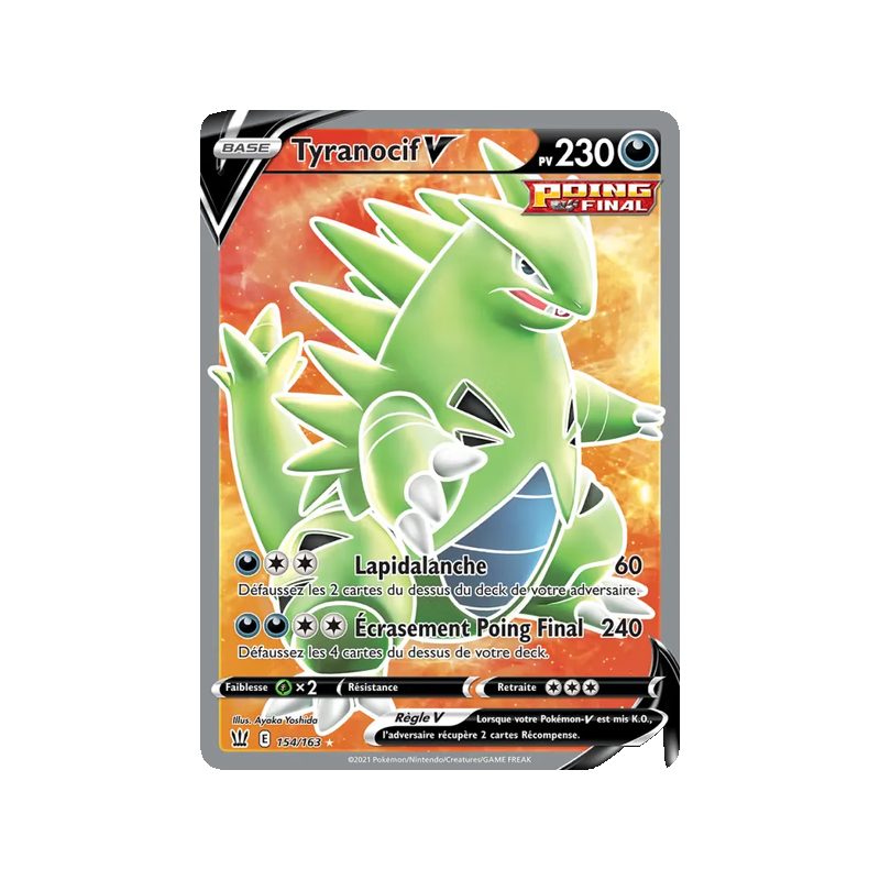 Tyranocif V - 154/163 - Ultra Rare - Styles de combat