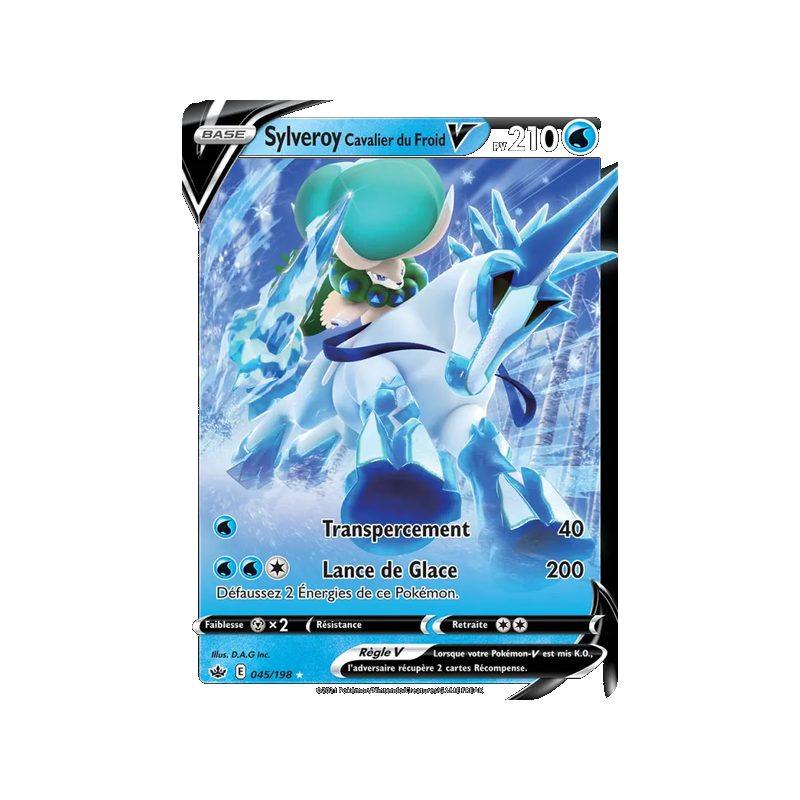 Sylveroy Cavalier du Froid V - 45/198 - Holo Rare V - Règne de Glace