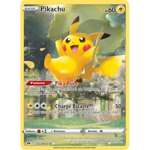 Pikachu - GG30/159 - GG - Zénith Suprême