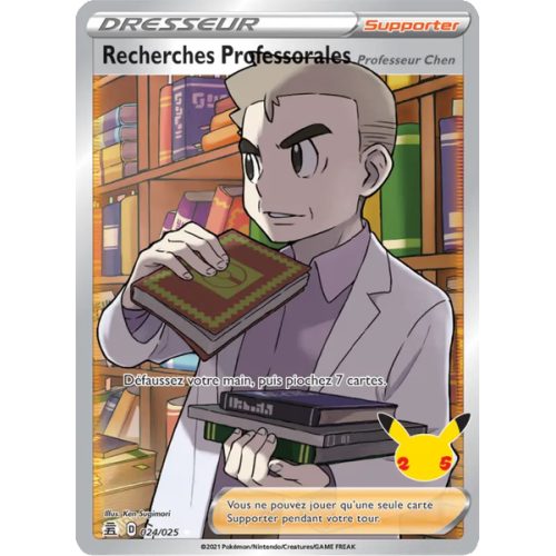 Recherches Professorales (Professeur Chen) - 24/25 - Ultra Rare - Célébrations