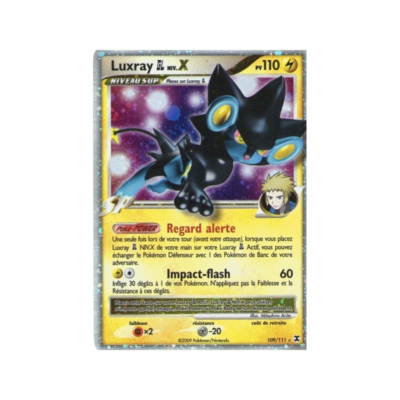 Luxray GL NIV.X - 109A/25 - Collection Classique - Célébrations