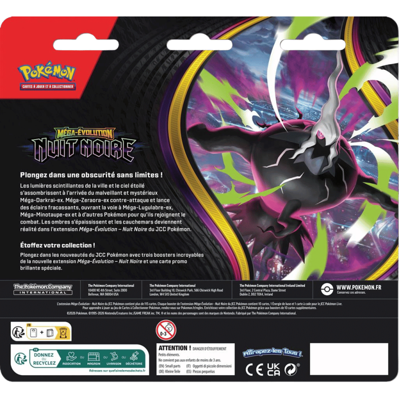Pokémon - Tripack - Nuit Noire - ME05 - Français