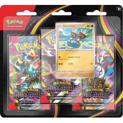 Pokémon - Tripack - Nuit Noire - ME05 - Français