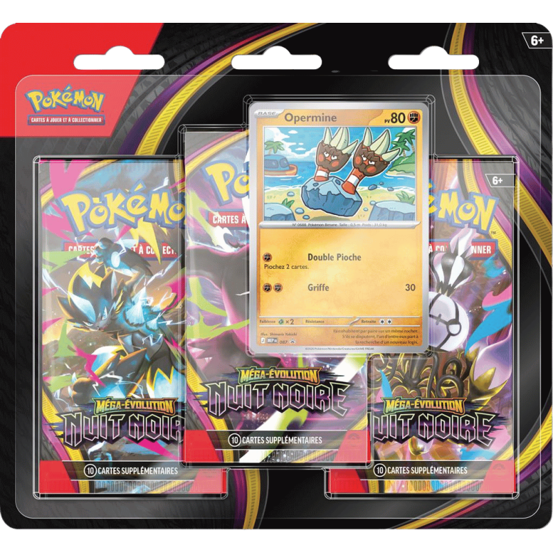 Pokémon - Tripack - Nuit Noire - ME05 - Français