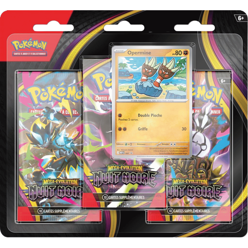 Pokémon - Tripack - Nuit Noire - ME05 - Français