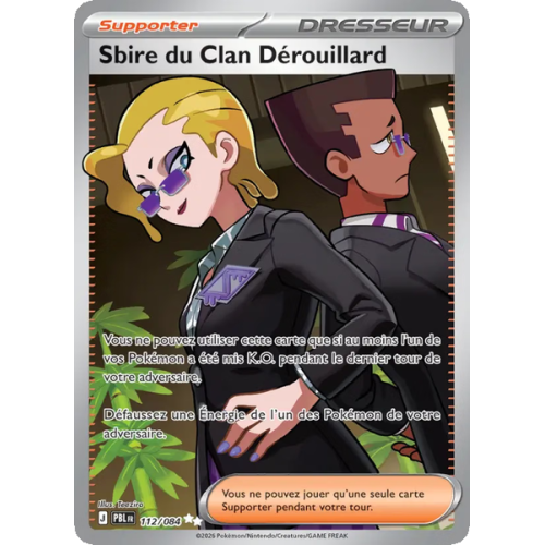 Sbire du Clan Dérouillard - 112/84 - Ultra Rare - Nuit Noire