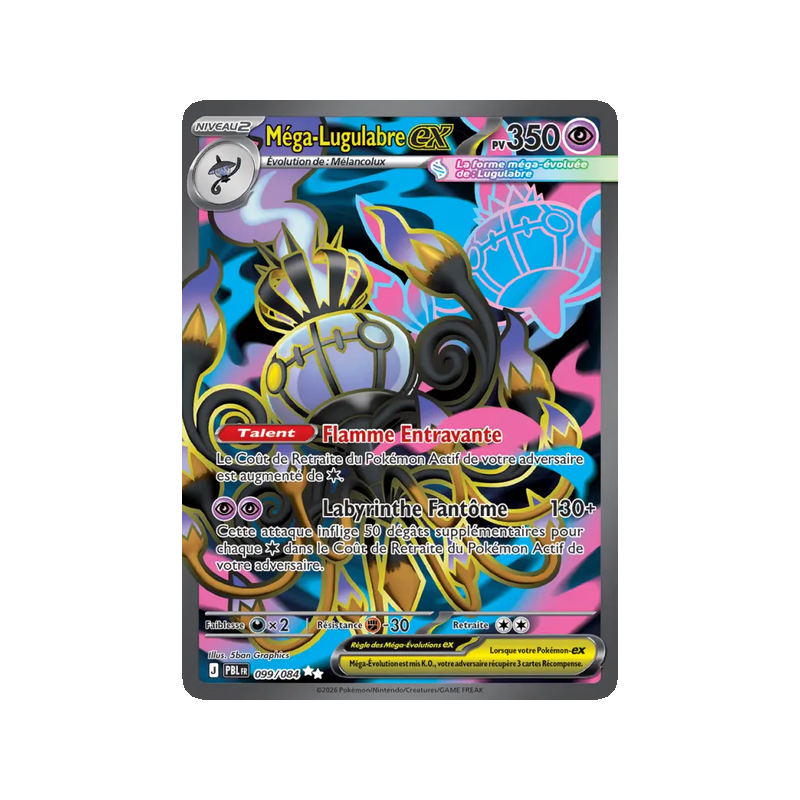Méga-Lugulabre-ex - 099/84 - Ultra Rare - Nuit Noire