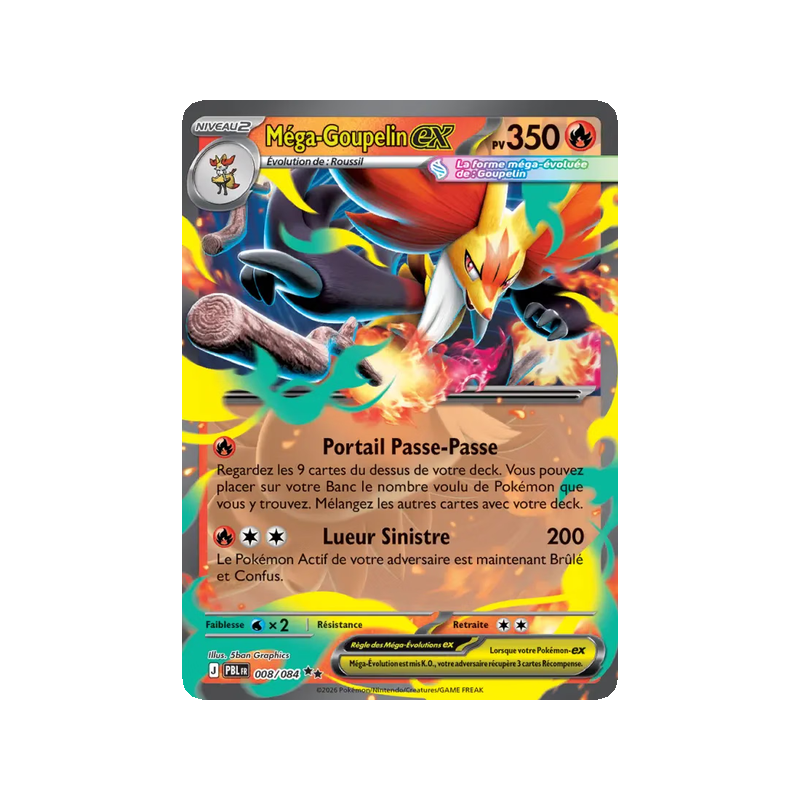 Méga-Goupelin-ex - 008/84 - Double rare - Nuit Noire