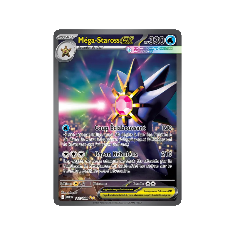 Méga-Staross-ex - 118/88 - Alternative - Équilibre Parfait