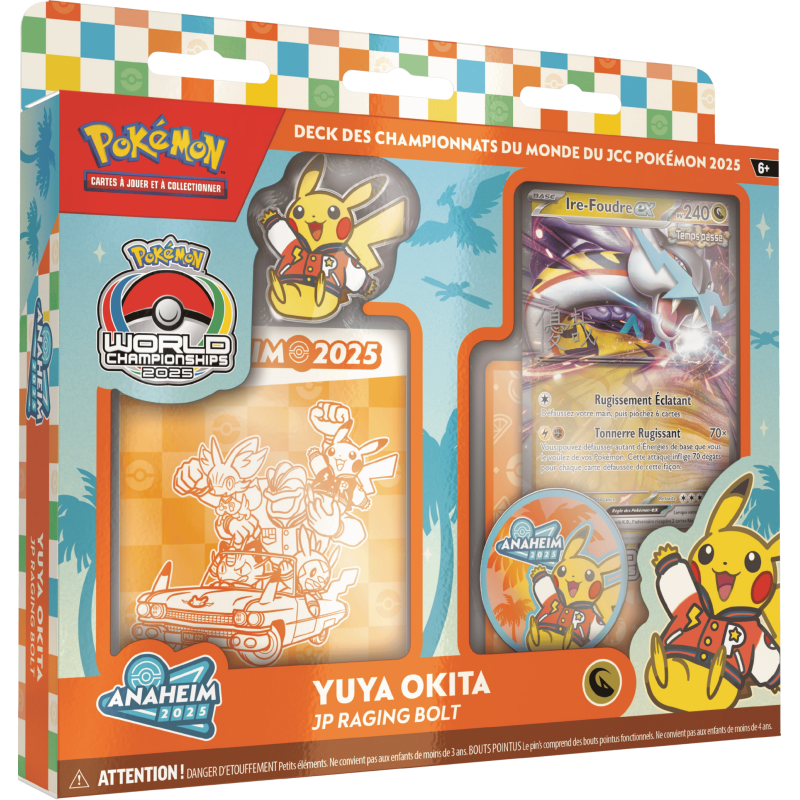 Pokémon - Deck - Championnat du Monde Anaheim 2025 - JP Raging Bolt - Français
