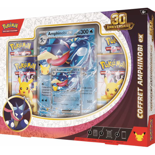 Pokemon - Coffret - 30e Anniversaire - Amphinobi-ex - Français