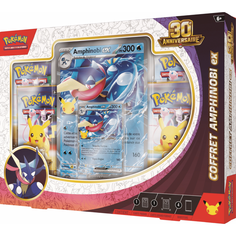 Pokemon - Coffret - 30e Anniversaire - Amphinobi-ex - Français