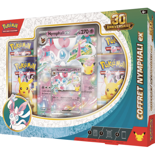 Pokemon - Coffret - 30e Anniversaire - Nymphali-ex - Français