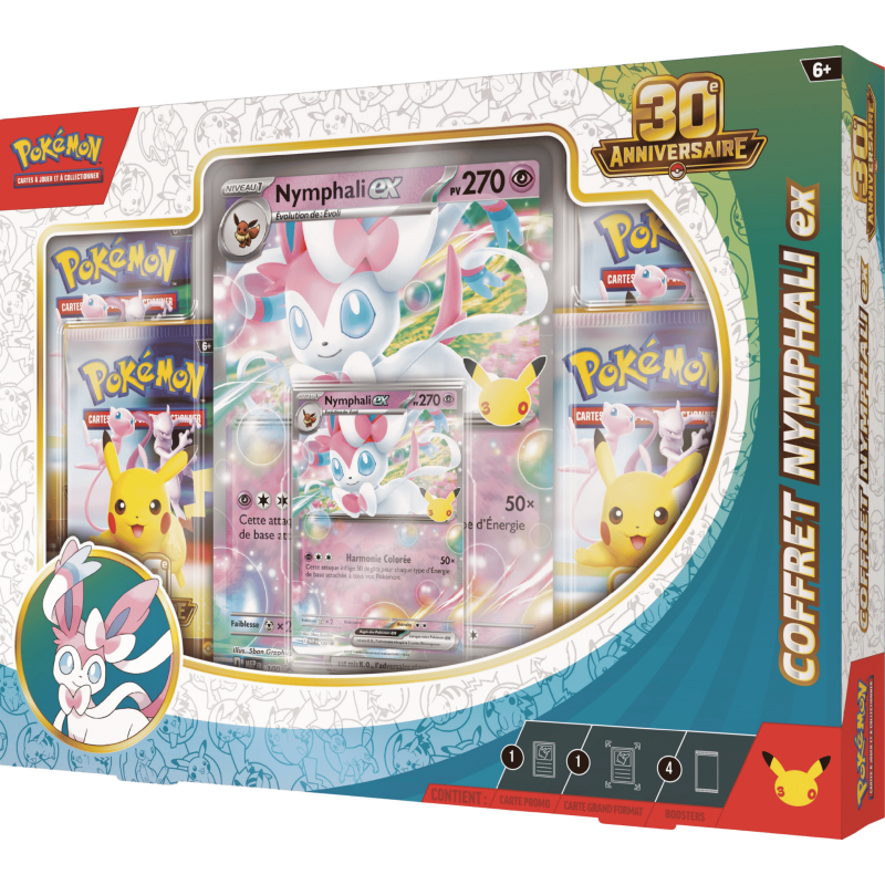 Pokemon - Coffret - 30e Anniversaire - Nymphali-ex - Français