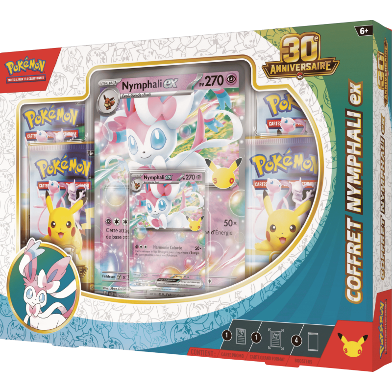 Pokemon - Coffret - 30e Anniversaire - Nymphali-ex - Français