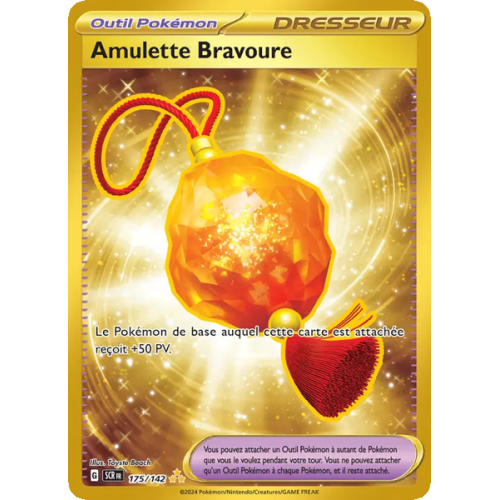 Amulette Bravoure - 175/142 - Hyper rare - Couronne Stellaire