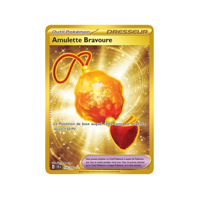 Amulette Bravoure - 175/142 - Hyper rare - Couronne Stellaire