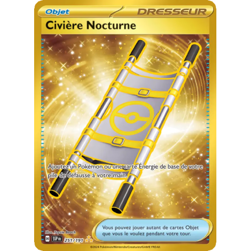Civière Nocturne - 251/191 - Hyper rare - Étincelles Déferlantes