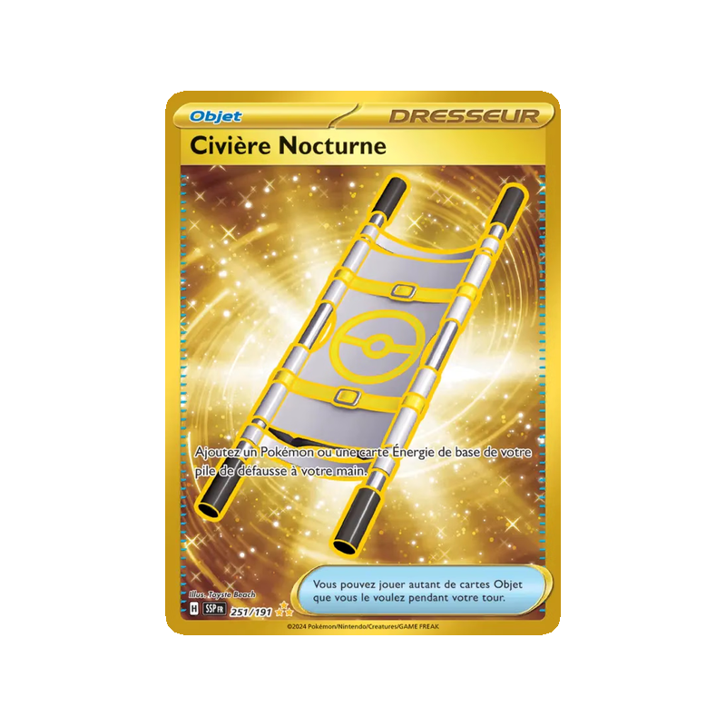 Civière Nocturne - 251/191 - Hyper rare - Étincelles Déferlantes