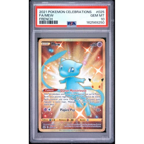 Mew - 025 - Célébrations - PSA 10 - Français - recto