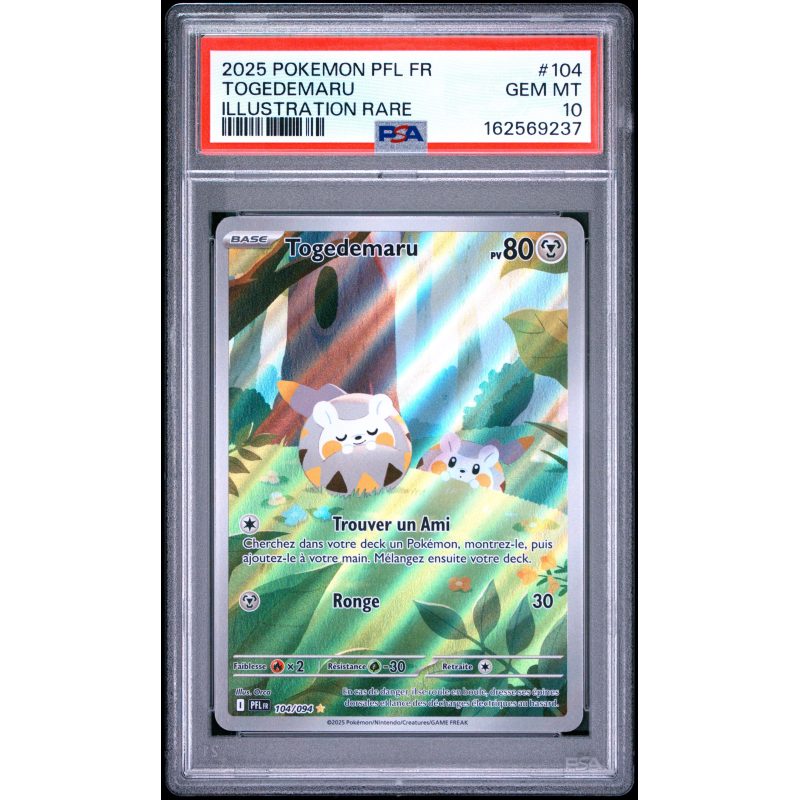 Togedemaru - 104/094 - Flammes Fantasmagoriques - PSA 10 - Français - recto