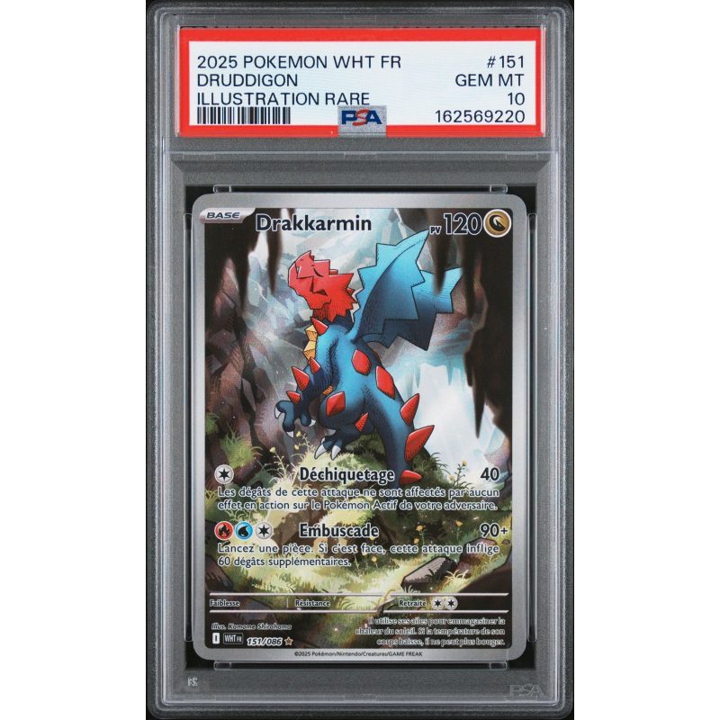 Drakkarmin - 151/086 - Flamme Blanche - PSA 10 - Français - recto