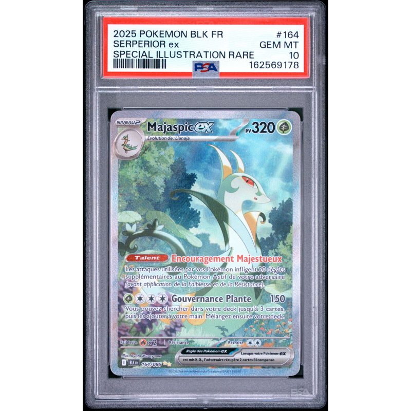 Majaspic ex - 164/086 - Foudre Noire - PSA 10 - Français - recto