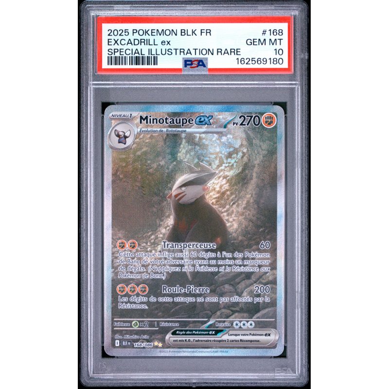 Minotaupe ex - 168/086 - Foudre Noire - PSA 10 - Français - recto