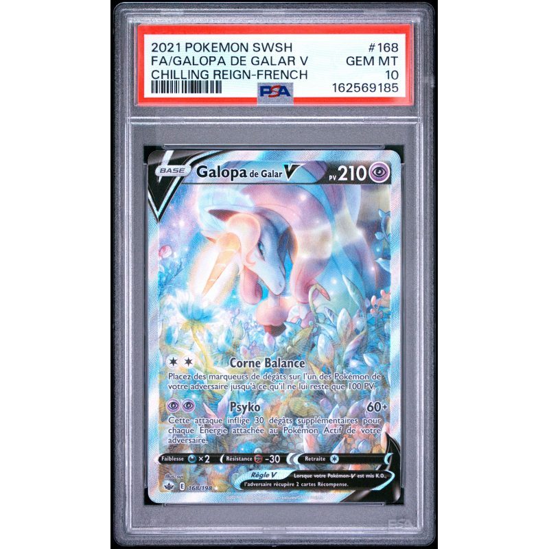 Galopa de Galar V - 168/198 - Règne de Glace - PSA 10 - Français - recto