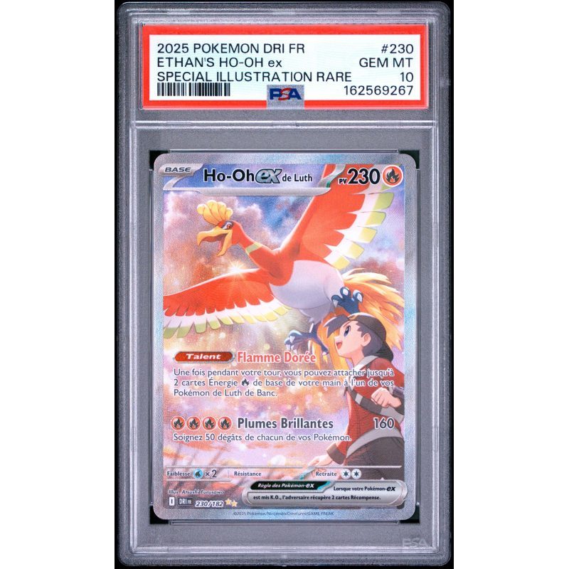 Ho-Oh ex de Luth - 230/182 - Rivalités Destinées - PSA 10 - Français - recto